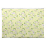 Edelweiss Flowers Pattern Placemat at Zazzle