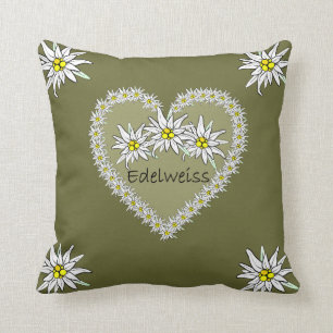 Edelweiss Heart American MoJo Pillow