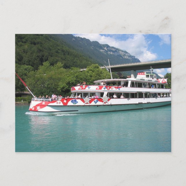 Edelweiss, Lake steamer Postcard (Front)