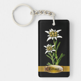 Edelweiss Personalized Keychain