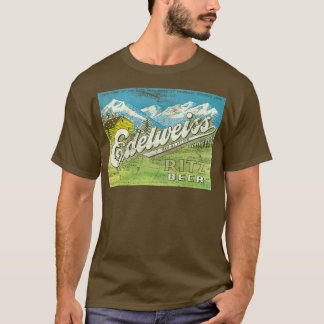 Edelweiss Ritz Beer Defunct Brewery Logo T-Shirt