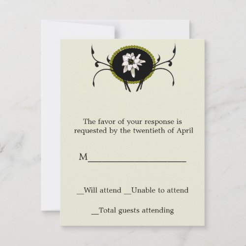 Edelweiss RSVP Card