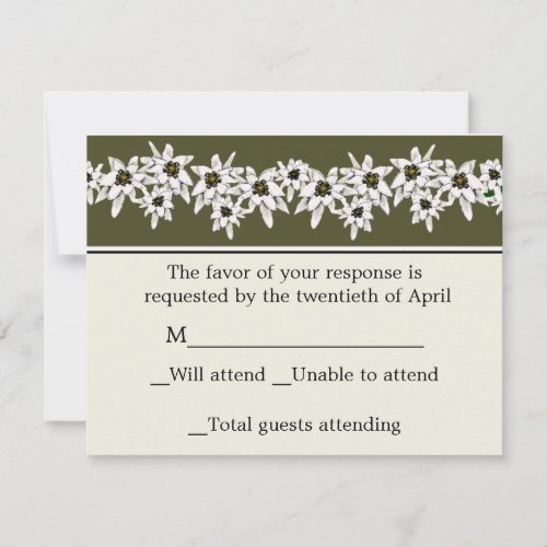 Edelweiss RSVP Card