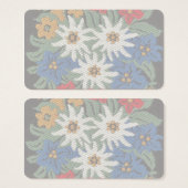 Edelweiss Swiss Alpine Flower (Front & Back)