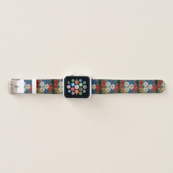 Edelweiss Swiss Alpine Flower Apple Watch Band | Zazzle