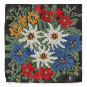 Edelweiss Swiss Alpine Flower Bandana