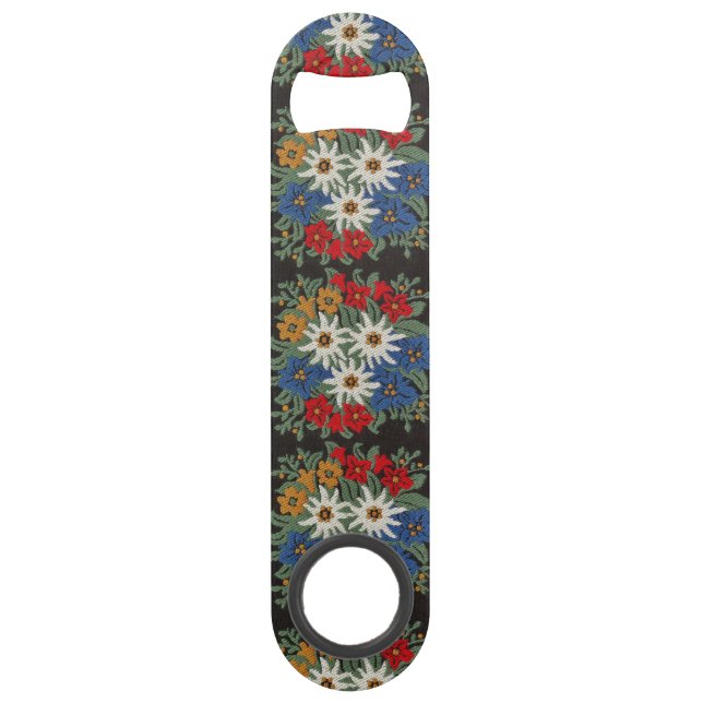 Edelweiss Swiss Alpine Flower Bar Key (Front)