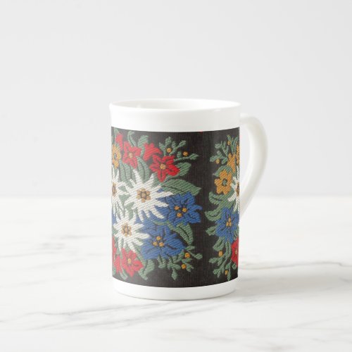 Edelweiss Swiss Alpine Flower Bone China Mug