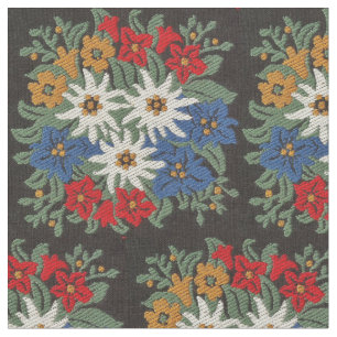 Edelweiss Swiss Alpine Flower Fabric