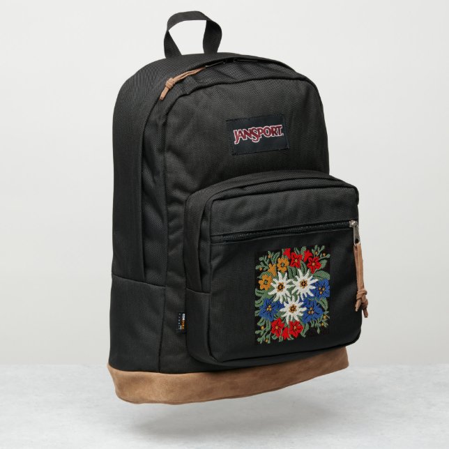 duke jansport backpack JanSport Right Pack Backpack with Brown Duke University Leather Patch