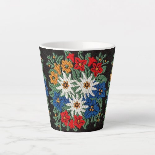 Edelweiss Swiss Alpine Flower Latte Mug