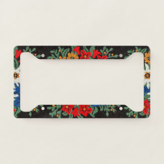 Edelweiss Swiss Alpine Flower License Plate Frame