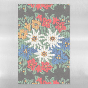 Edelweiss Swiss Alpine Flower Magnetic Dry Erase Sheet