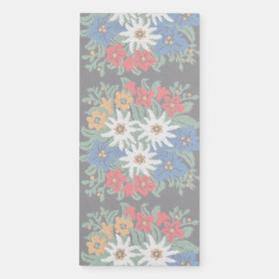 Edelweiss Swiss Alpine Flower Magnetic Notepad