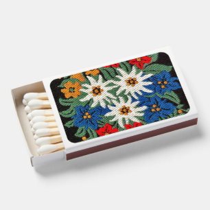 Edelweiss Swiss Alpine Flower Matchboxes