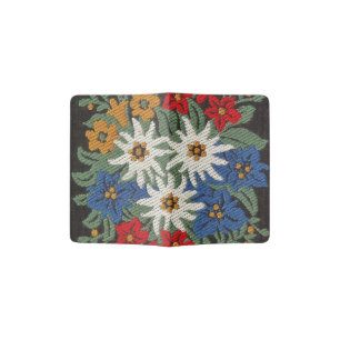 Edelweiss Swiss Alpine Flower Passport Holder