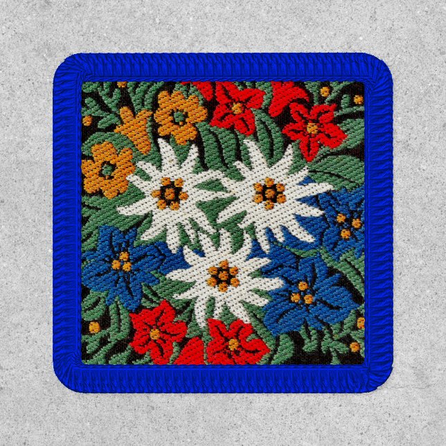Edelweiss Swiss Alpine Flower Patch (Front)