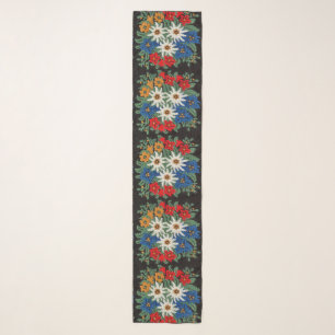 Edelweiss Swiss Alpine Flower Scarf