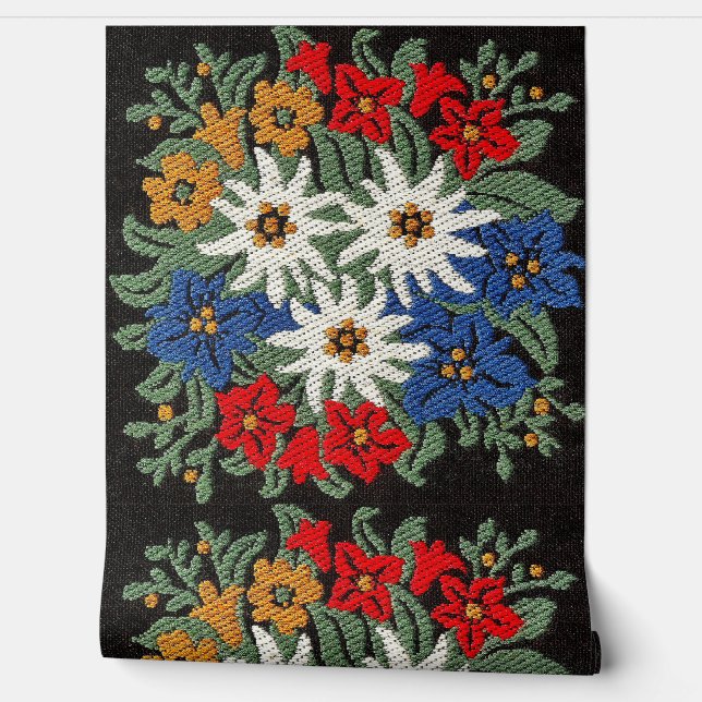 Edelweiss Swiss Alpine Flower  Wallpaper (Unrolling)