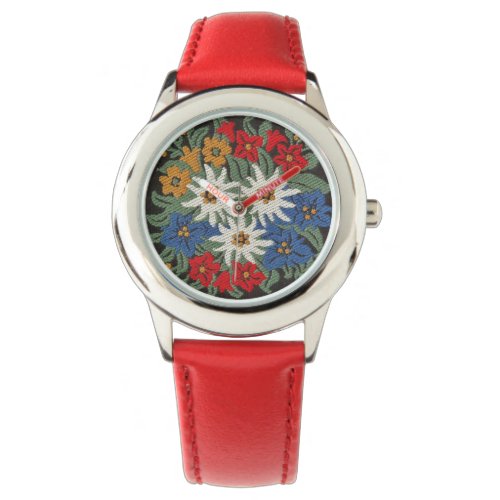 Edelweiss Swiss Alpine Flower Watch