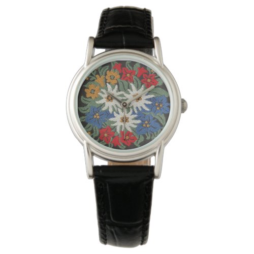 Edelweiss Swiss Alpine Flower Watch