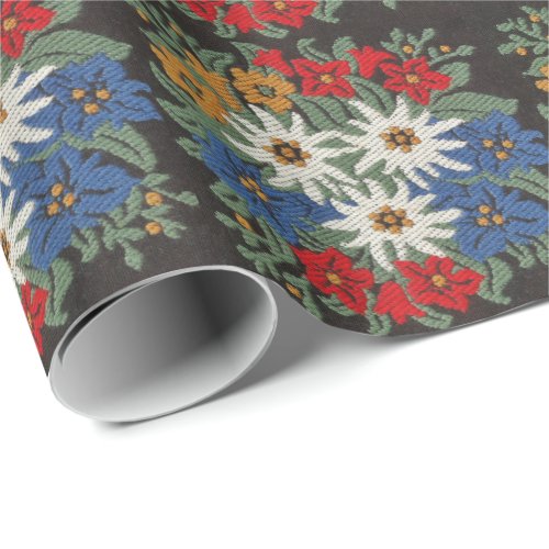 Edelweiss Swiss Alpine Flower Wrapping Paper