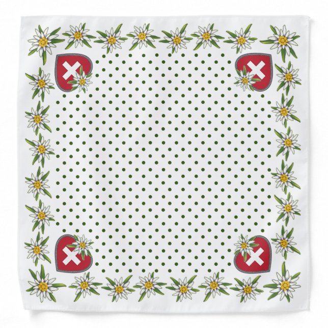 Edelweiss Swiss Bandana (Front)