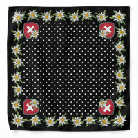 Edelweiss Swiss Scarf Bandana