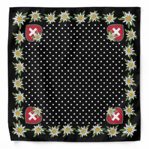 Edelweiss Swiss Scarf Bandana