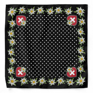 Edelweiss Swiss Scarf Bandana