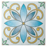 Edelweiss Tile<br><div class="desc">Beautifully inspired Italian/Spanish tile with flower decor.</div>