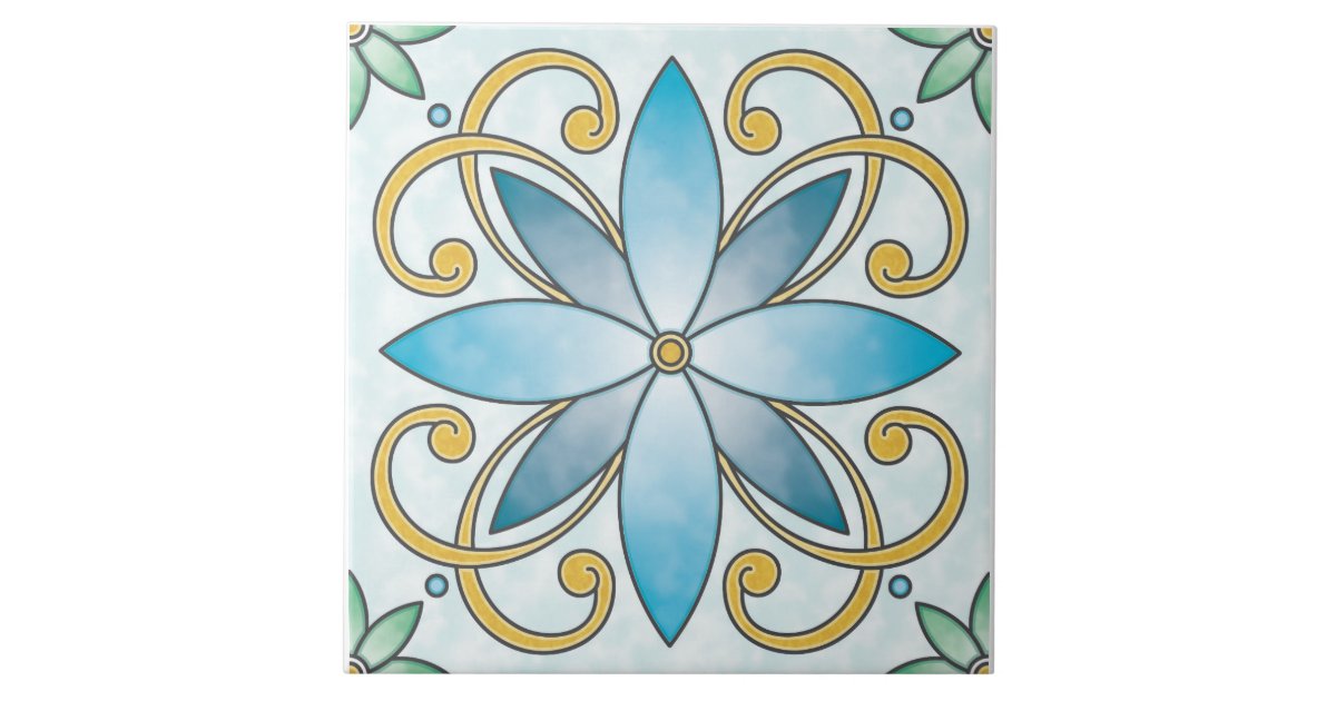 Edelweiss Tile | Zazzle