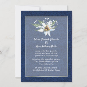Edelweiss Wedding Invitation