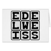 Edelweiss, White Flower (Front Horizontal)