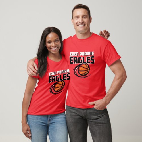 Eden Prairie Basketball _ Flaming Ball T_Shirt