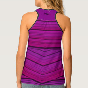 EDEN ~ Women's Tank Top Shades Pink Purple Black