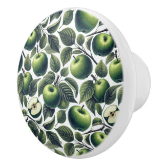 Eden's Apples Ceramic Knob