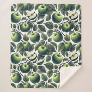 Eden's Apples Sherpa Blanket