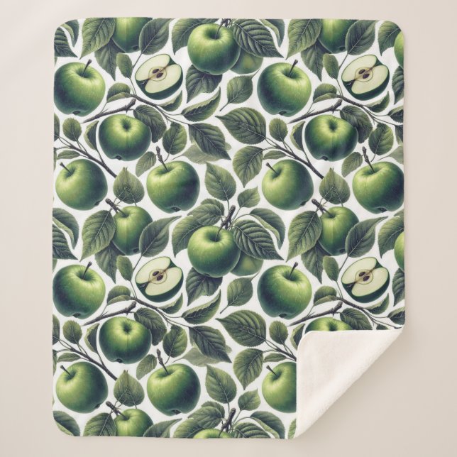 Eden's Apples Sherpa Blanket (Front)