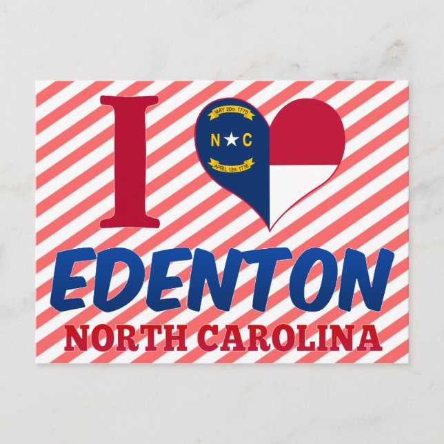 Edenton, North Carolina Postcard (Front)