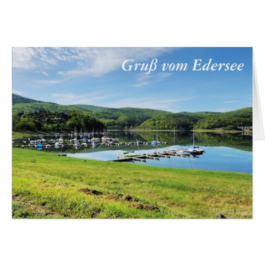 Edersee Bucht bei Scheid Cards (Front Horizontal)