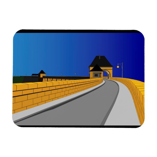 Edersee Staumauer Magnet (Horizontal)