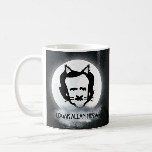 Edgar Allan Meow in the Dark Coffee Mug