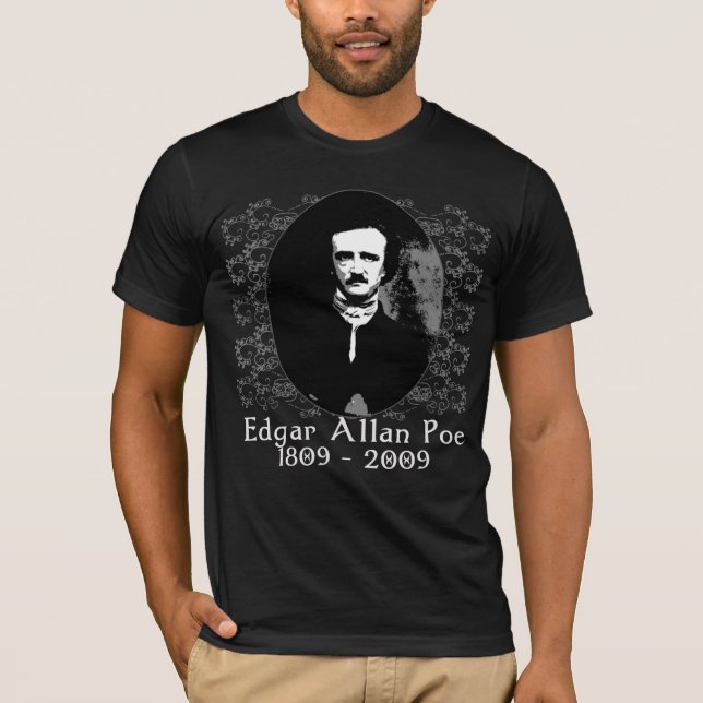 Edgar Allan Poe 1809-2009 Anniversary T shirt (Front)