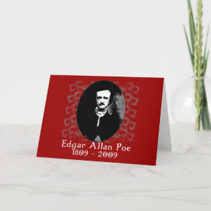 Edgar Allan Poe 1809-2009 Anniversary T shirt Card
