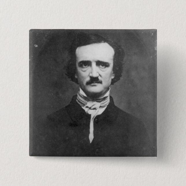 Edgar Allan Poe-1848 Button (Front)