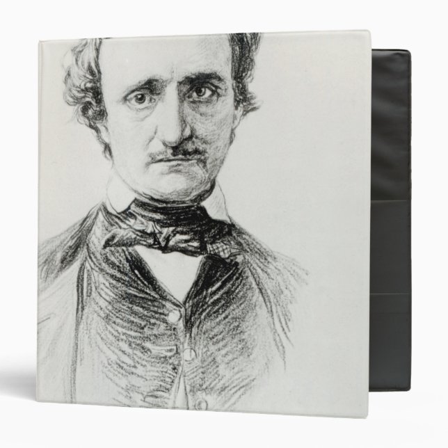 Edgar Allan Poe  1907 3 Ring Binder (Front/Inside)