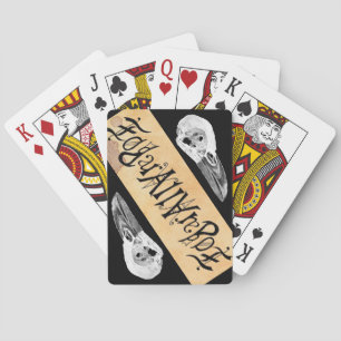 Edgar Allan Poe Ambigram Playing Cards