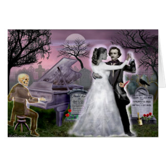 Edgar Allan Poe and Annabel Lee Eternally Cards