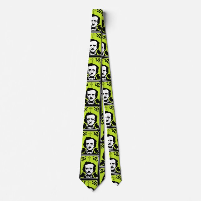 Edgar Allan Poe Anniversary January 19  Neck Tie (Front)